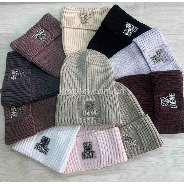 Жіноча шапка одинарна мікс оптом 140925-798