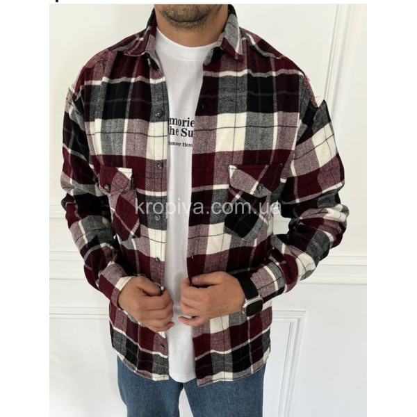 Мужская рубашка шерсть Турция оптом 250925-695