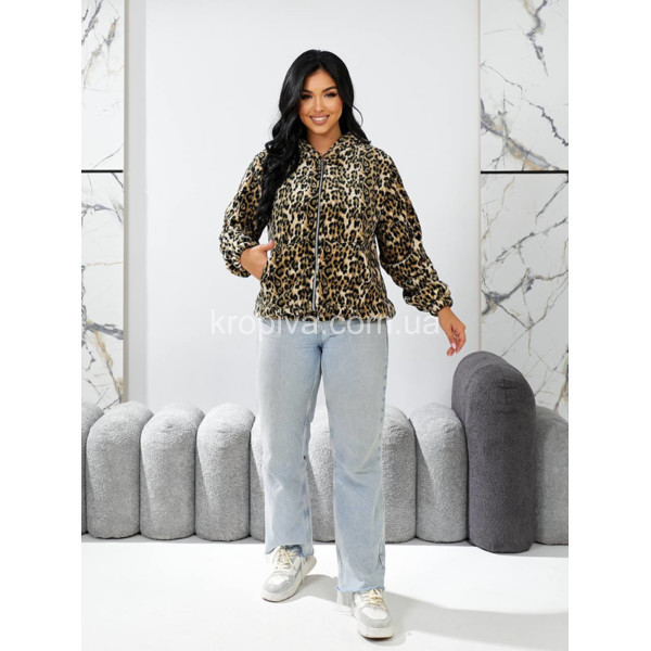 Женская куртка капюшон Тедди оптом 250925-786