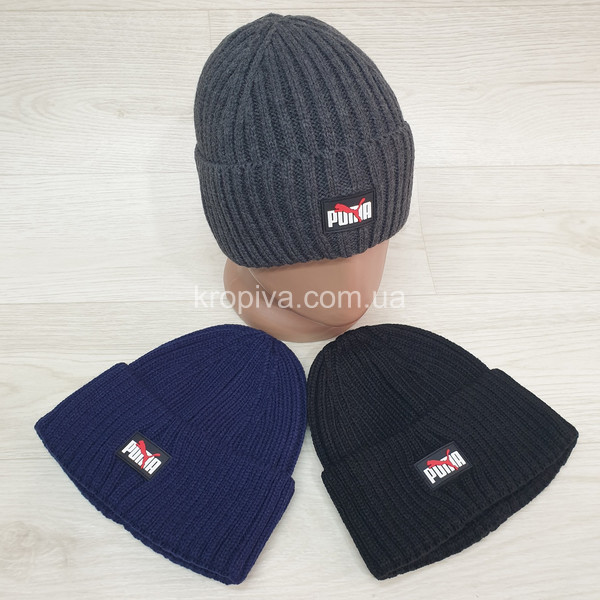 Мужская шапка одинарная микс оптом 300925-665