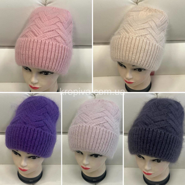 Женская шапка одинарная оптом 031025-90