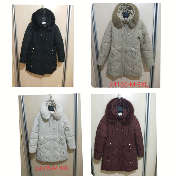 Женская куртка зима норма оптом 071025-0201
