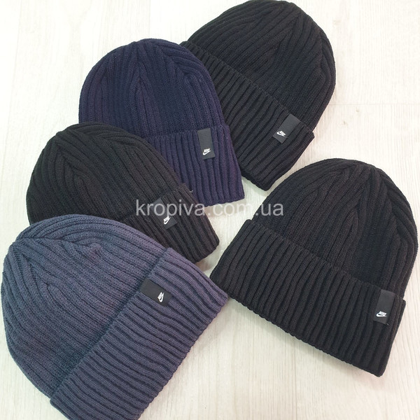 Мужская шапка на флисе микс оптом 101025-688