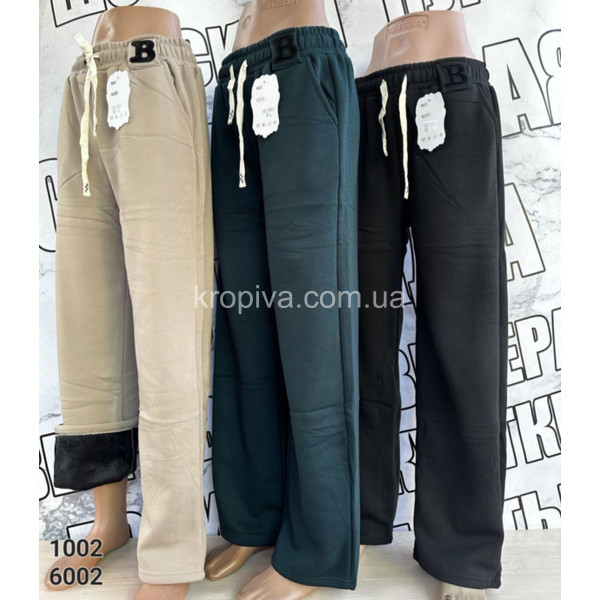 Женские штаны 6002 флис микс оптом 171025-90