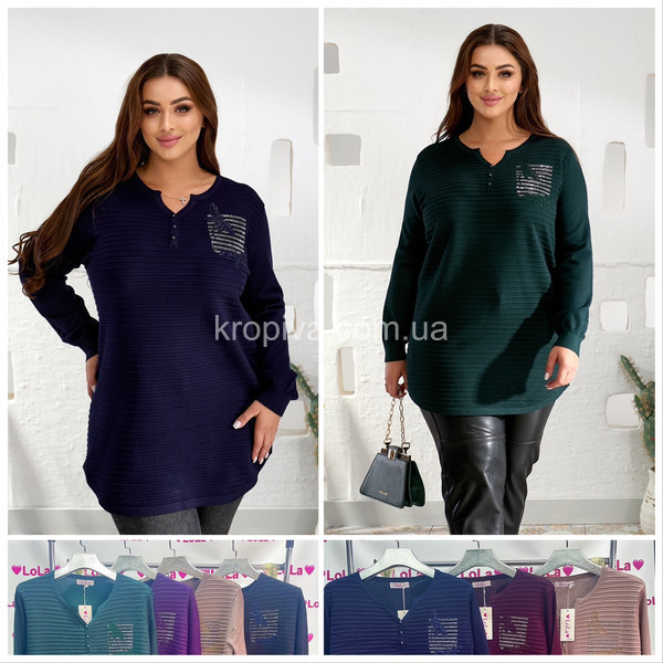 Женская туника батал микс оптом 241025-023