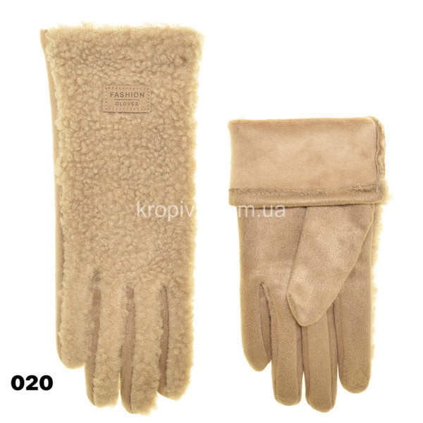 Перчатки женские 020 ПЖМ микс оптом 261025-648
