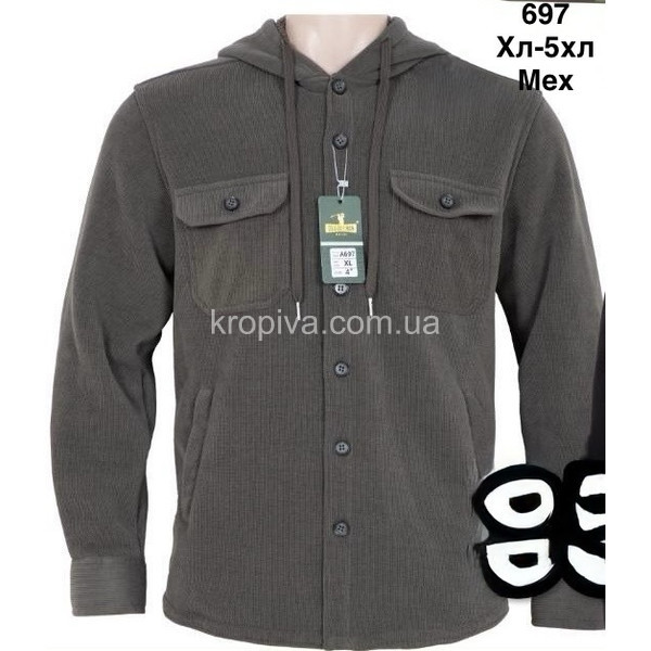 Мужская рубашка норма 697 оптом 011125-33