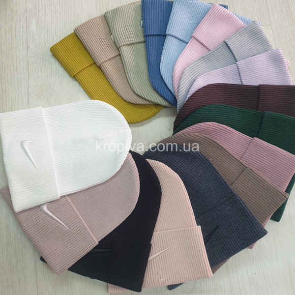 Женская шапка одинарная микс оптом 291025-715