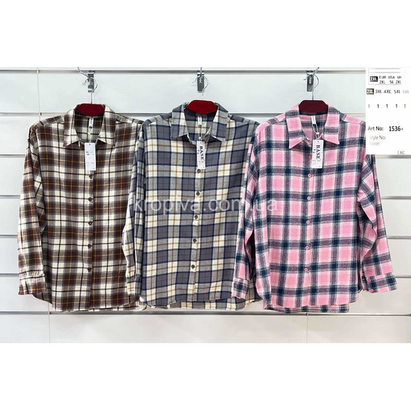 Жіноча сорочка 1536 батал оптом 061125-052