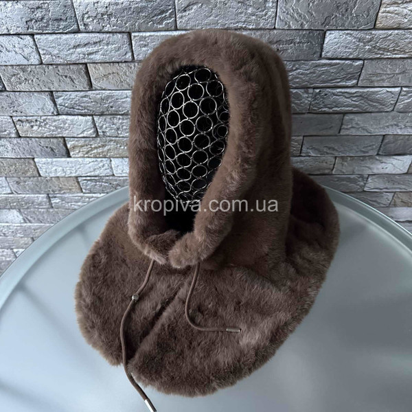 Женский капор 25-034 регулятор шнуровка + молния оптом 091125-67