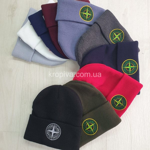 Чоловіча шапка подвійна мікс оптом 061125-703