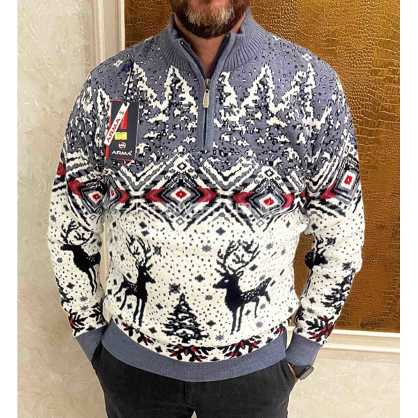 Мужской свитер норма зима Турция оптом 081125-602