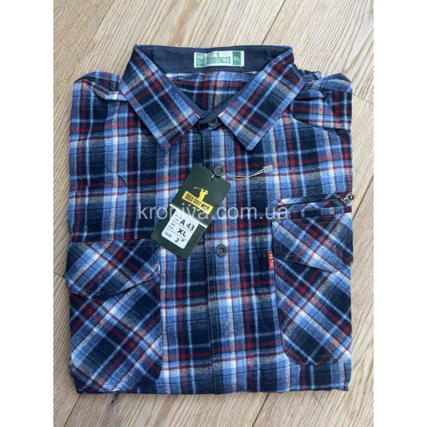 Мужская рубашка полубатал Турция оптом 211125-632