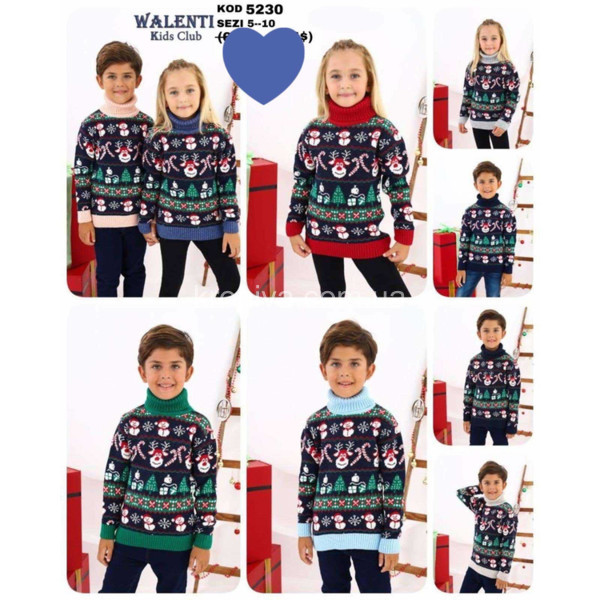 Дитячий светр 5-10 років Туреччина оптом 281125-679