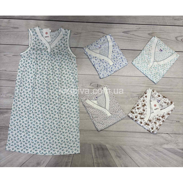 Женская ночнушка 5704 FAZO-R микс полубатал оптом 021225-004