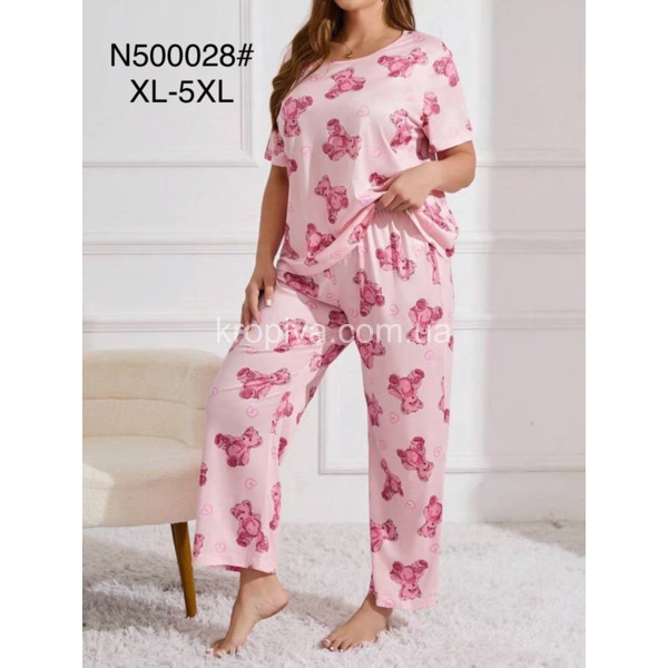 Женская пижама батал оптом 031225-17