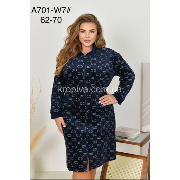 Женский халат длинный рукав оптом 081225-14