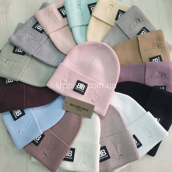 Женская шапка молодежная микс оптом 051225-719