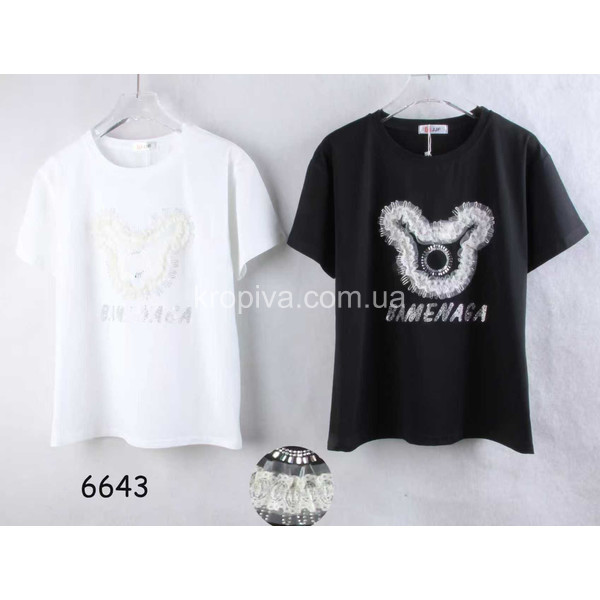 Женская футболка норма микс оптом 161225-739