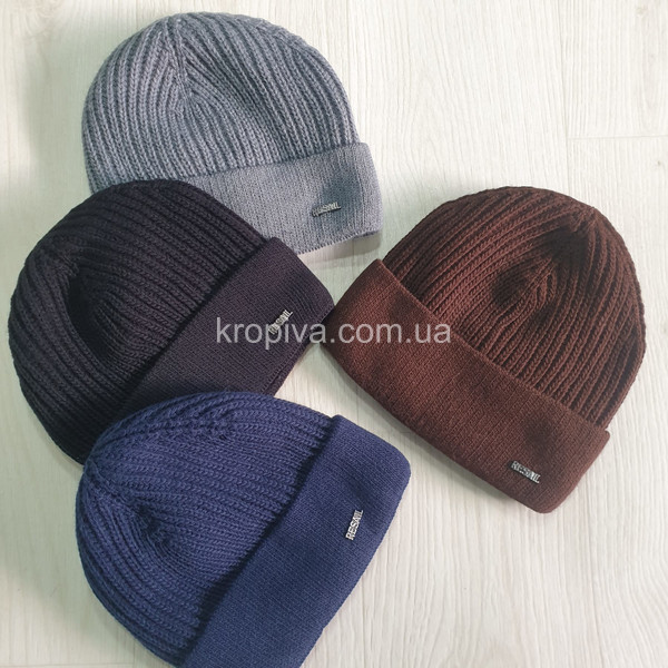 Мужская шапка на флисе микс оптом 161225-789