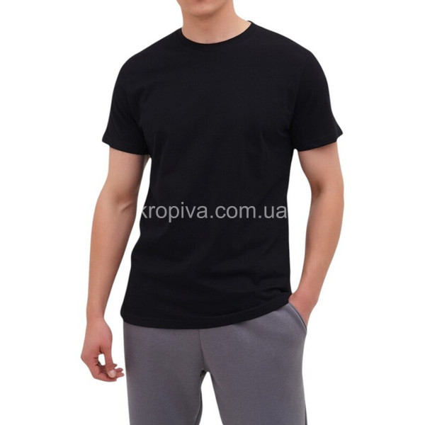 Мужская футболка 80 черный батал оптом 130126-99
