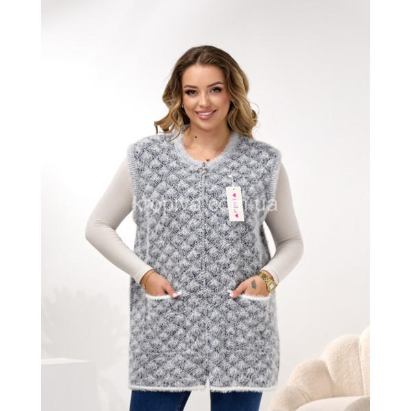 Женская жилетка батал оптом 240126-0125