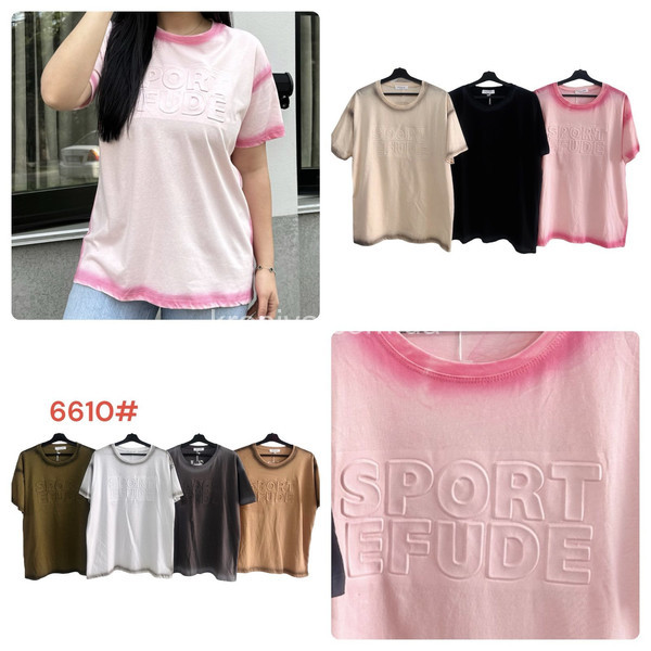 Женская футболка 6610 микс оптом 300126-34