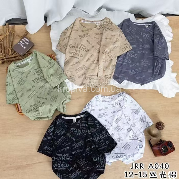 Детская футболка 7-12 лет оптом 270126-745