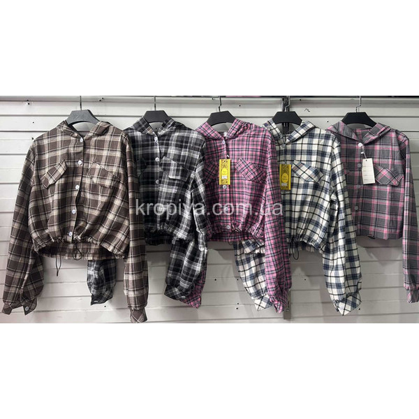 Женская рубашка норма фланель оптом 080226-731