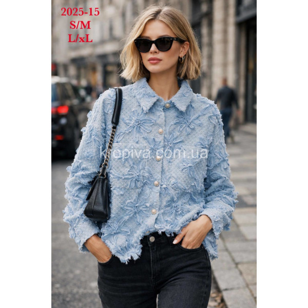 Женская рубашка джинс оптом 150626-726