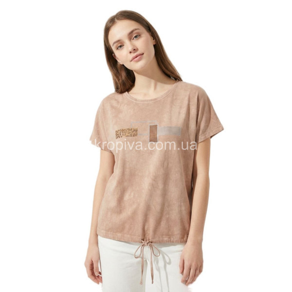 Женская футболка полубатал 2762 оптом 180226-60