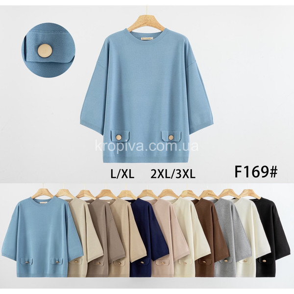 Жіноча кофта напівбатал мікс оптом 220226-664
