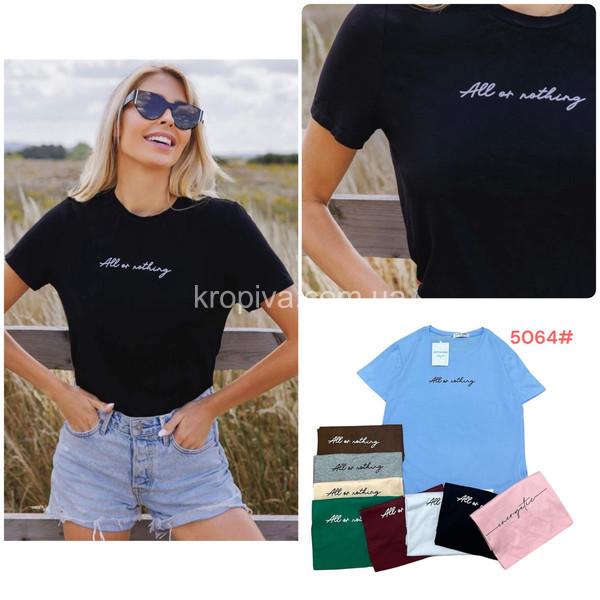 Женская футболка  5064 микс оптом 270226-105