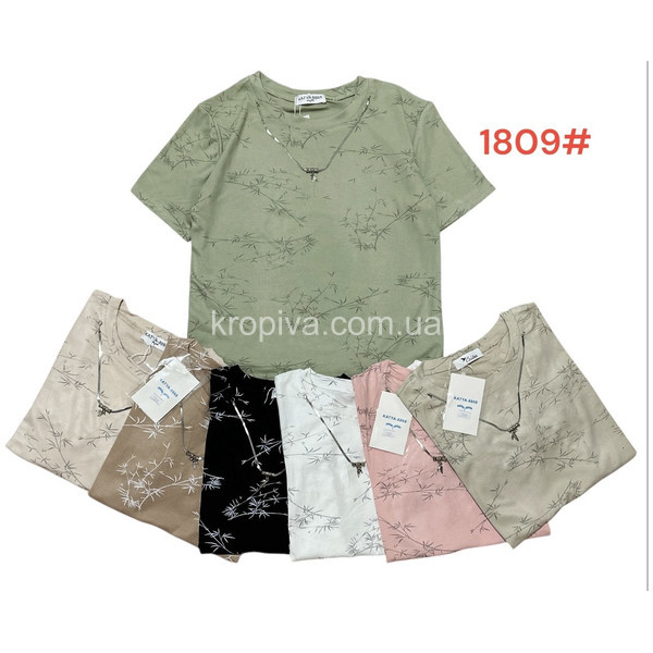 Женская футболка 1809 микс оптом 270226-153