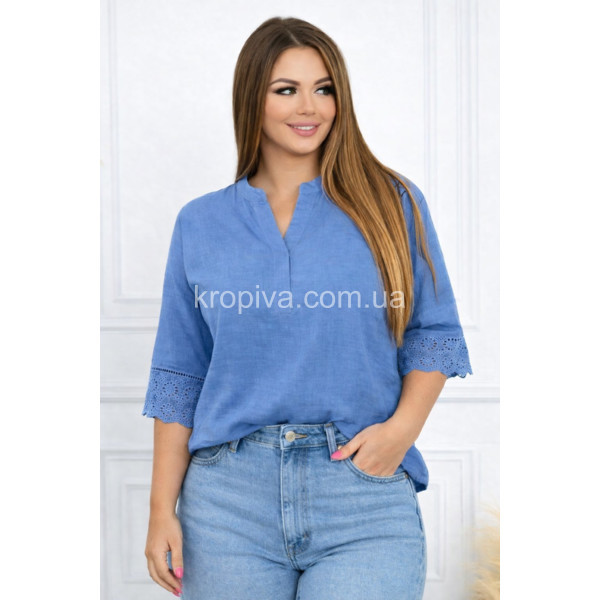 Женская блузка 26105 жатка оптом 070326-745