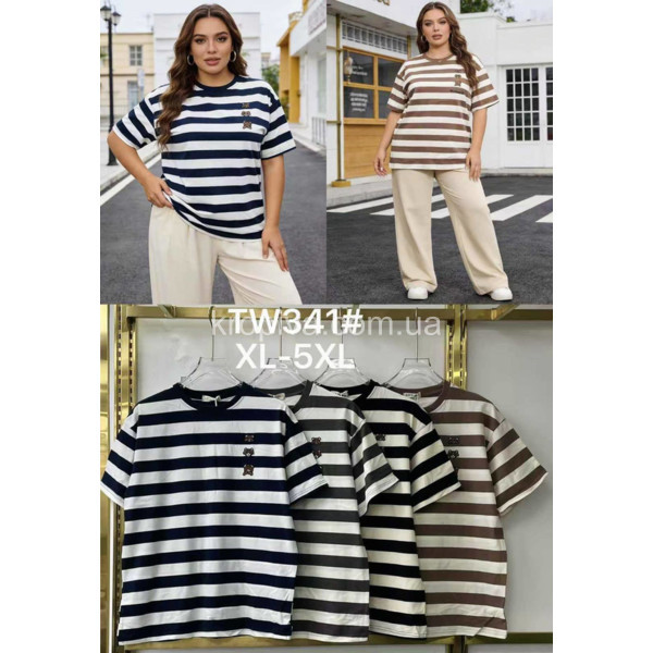 Женская футболка батал оптом 100326-729