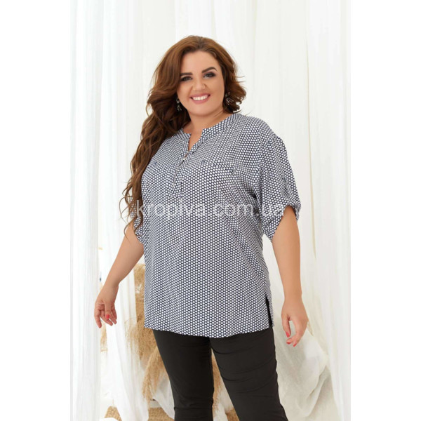 Женская блуза лето Батал оптом  (210620-01 D)