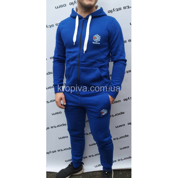 Мужской спортивный костюм на флисе норма оптом  (281020-233)