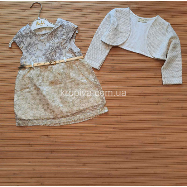 Детское платье с болеро 1-4 лет оптом  (140423-769)