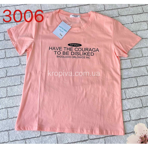 Женская футболка 3006 батал оптом 160423-325