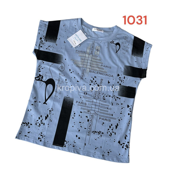 Женская футболка 1031 норма микс оптом  (300423-288)