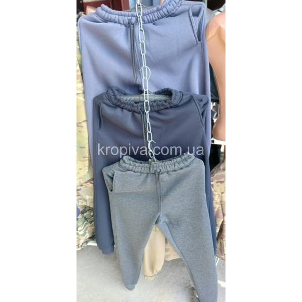 Мужские спортивные штаны манжет на флисе Турция VIPSTAR оптом  (121123-723)