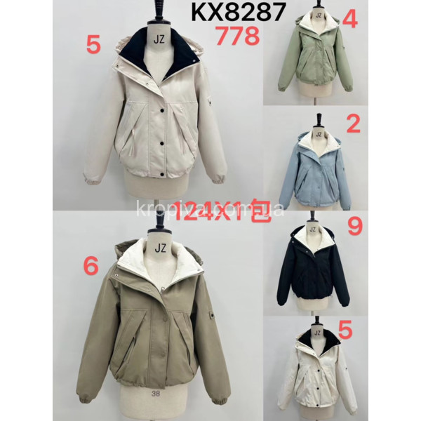 Жіноча куртка двостороння весна норма оптом 280124-495