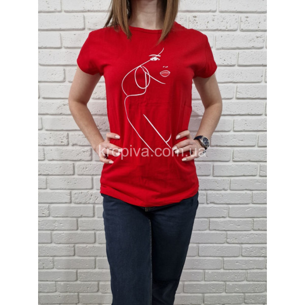 Жіноча футболка норма оптом 010324-511