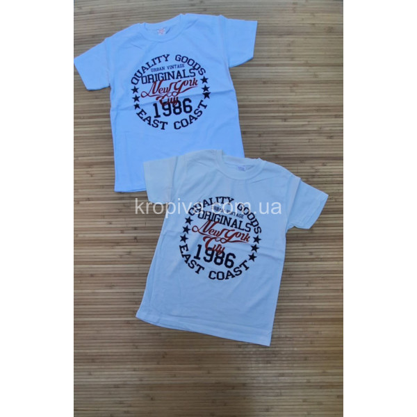 Детская футболка кулир 10-14 лет Турция оптом  (110324-755)