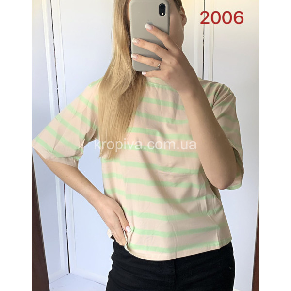 Женская футболка норма микс оптом 190324-195