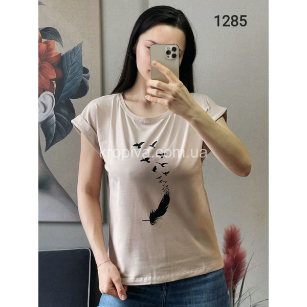 Женская футболка норма оптом  (270324-190)