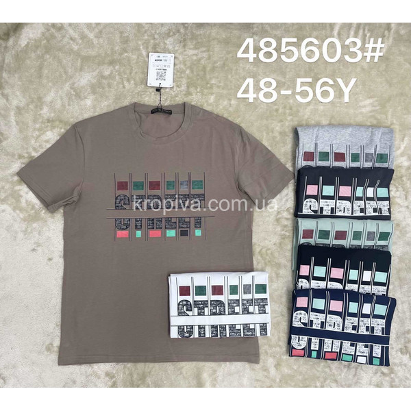 Мужская футболка норма оптом  (080424-678)
