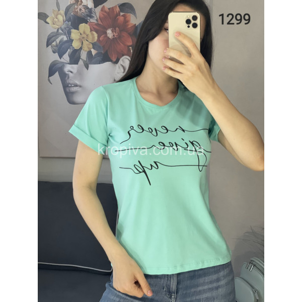 Женская футболка норма микс оптом 190424-462