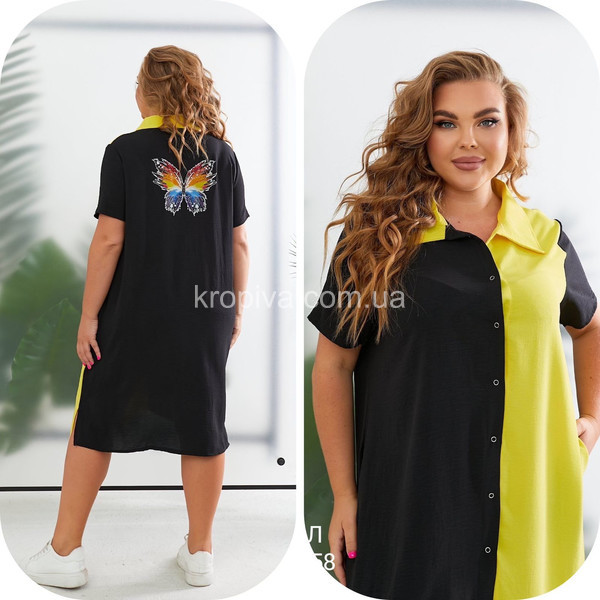 Жіноча сукня-сорочка оптом  (240424-725)
